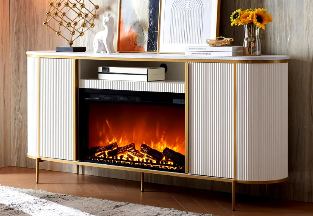 best freestanding electric fireplace